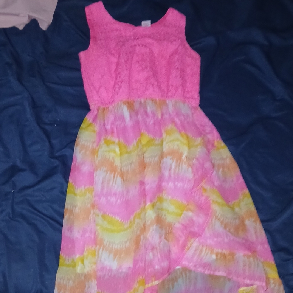 Colorful Kids Sleeveless Dress